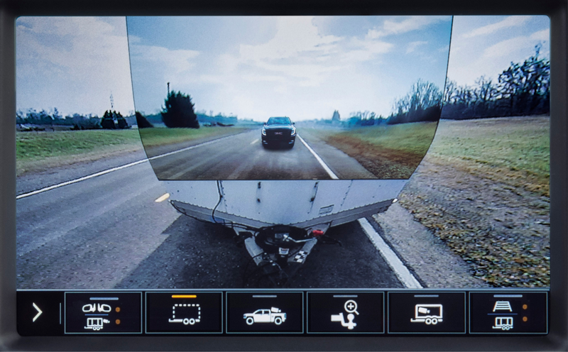 Illustration for article titled The 2020 GMC Sierra HD Lets You See Straight Through the Trailer You're Hauling